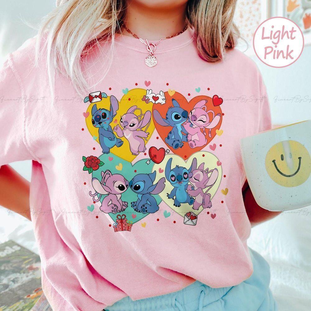 Stitch Angel Valentines Day Disney Vuitino Apparel